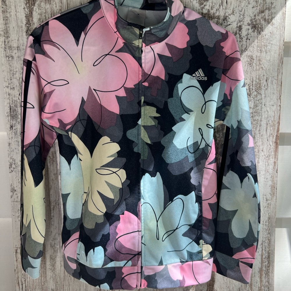 Adidas Multicolor Floral Track Jacket